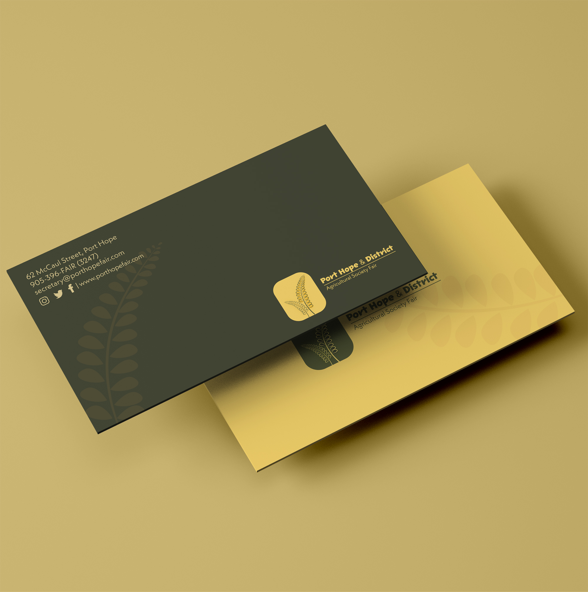 Port Hope Buisness Cards