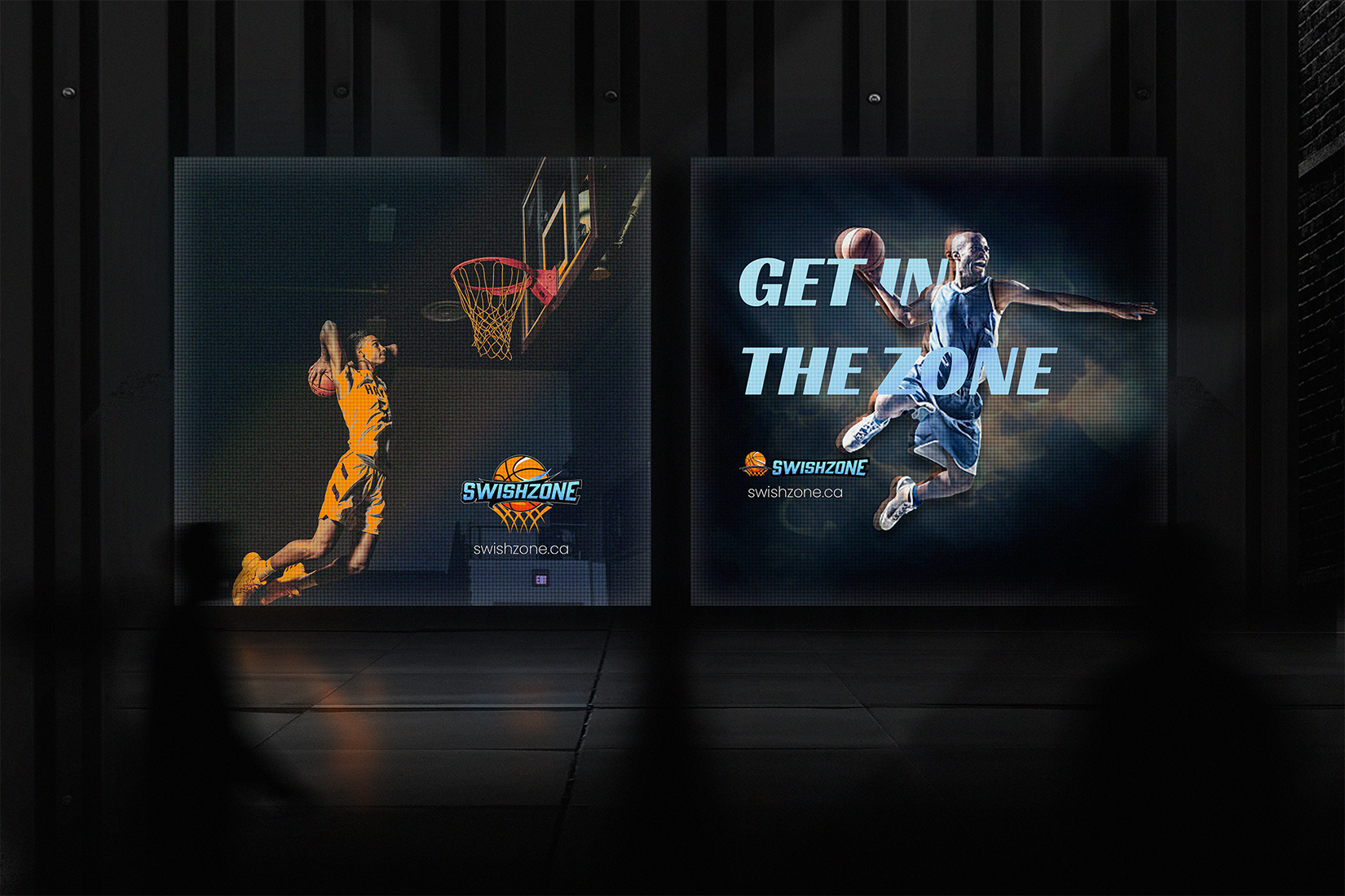 Swishzone Two Digital Screen Ad